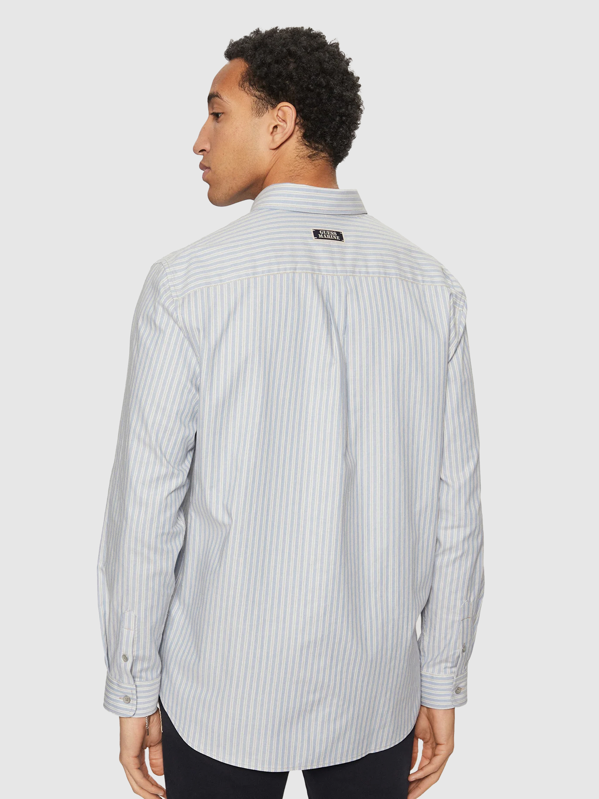 Shirt Man Blue Guess