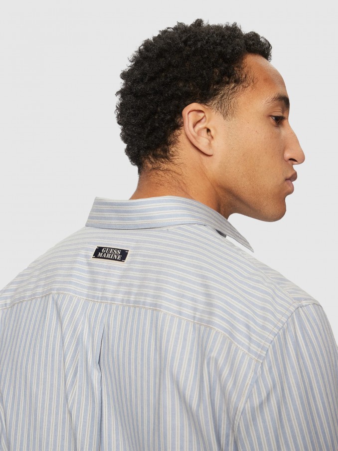 Shirt Man Blue Guess