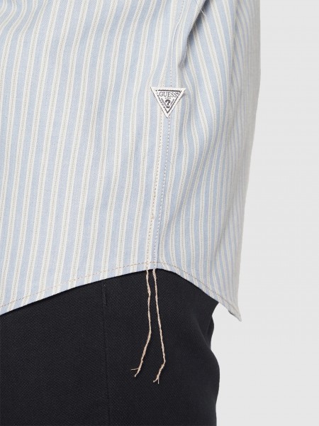 Shirt Man Blue Guess