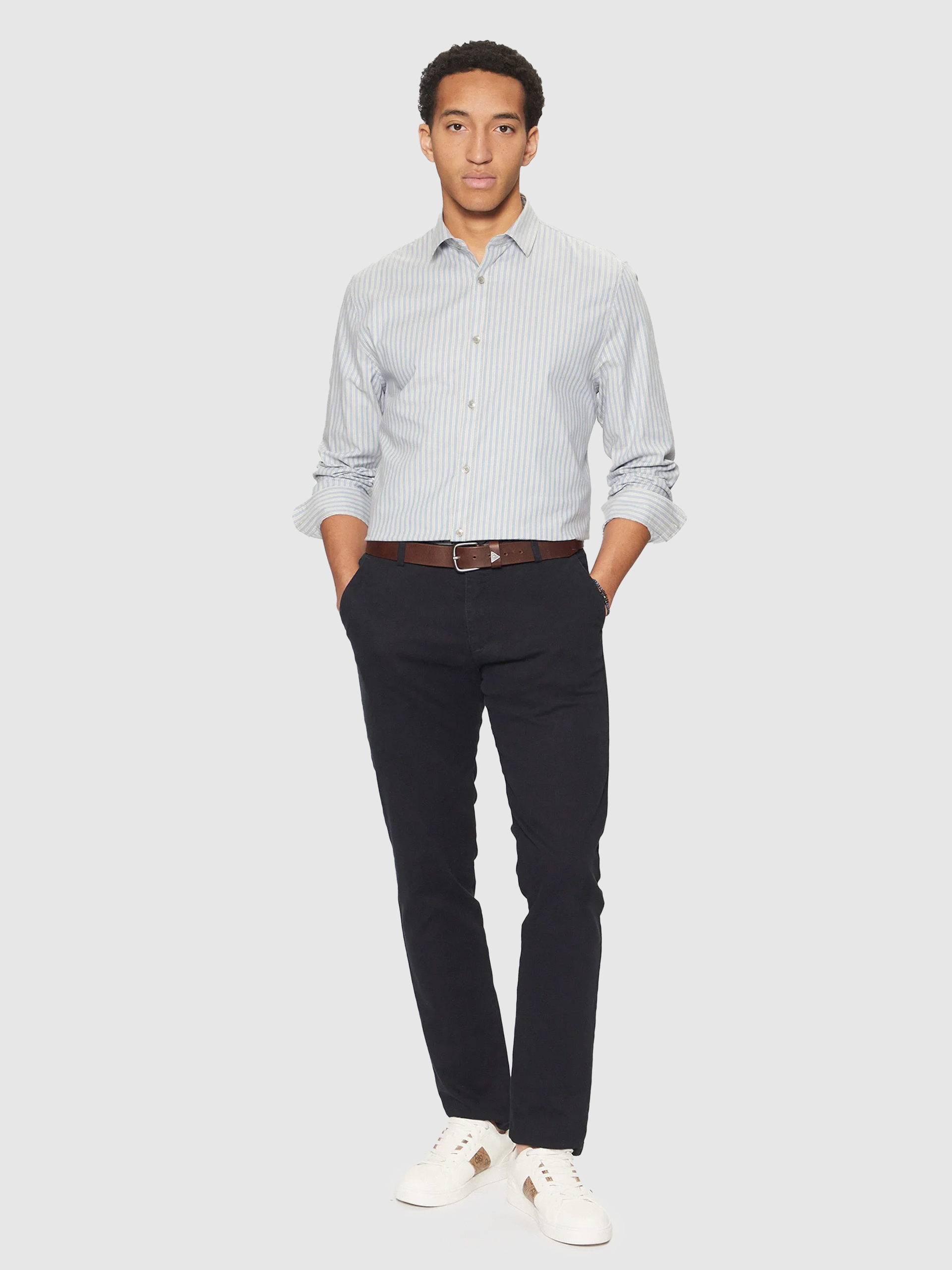 Shirt Man Blue Guess