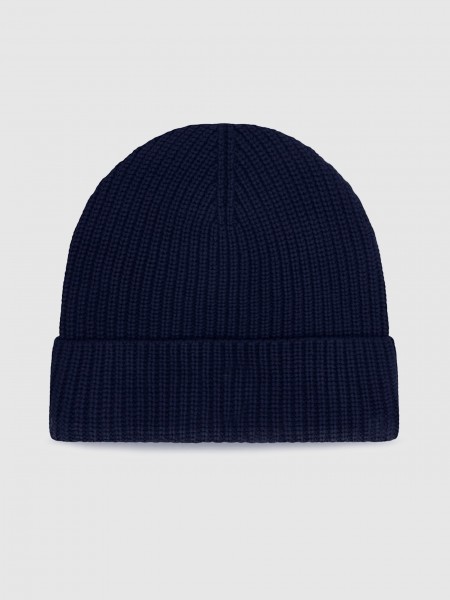 Beanie Man Navy Blue Guess