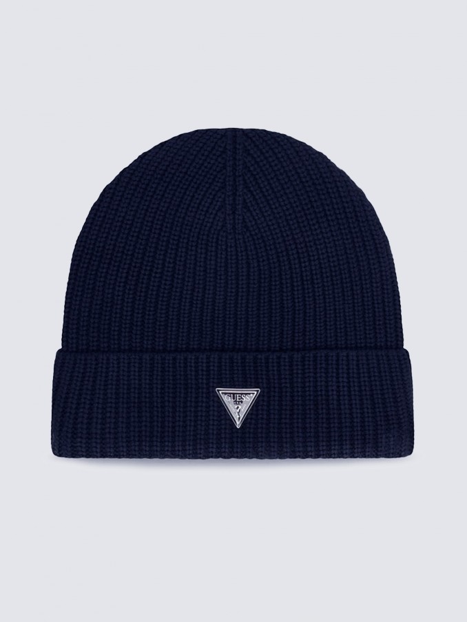 Beanie Man Navy Blue Guess