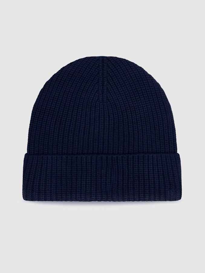Beanie Man Navy Blue Guess