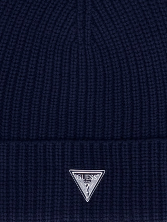 Beanie Man Navy Blue Guess
