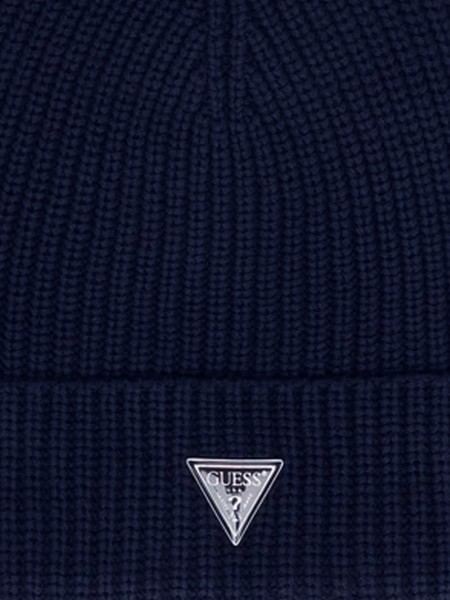 Beanie Man Navy Blue Guess