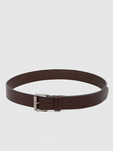 Cinturon Hombre Marrn Guess Jeans