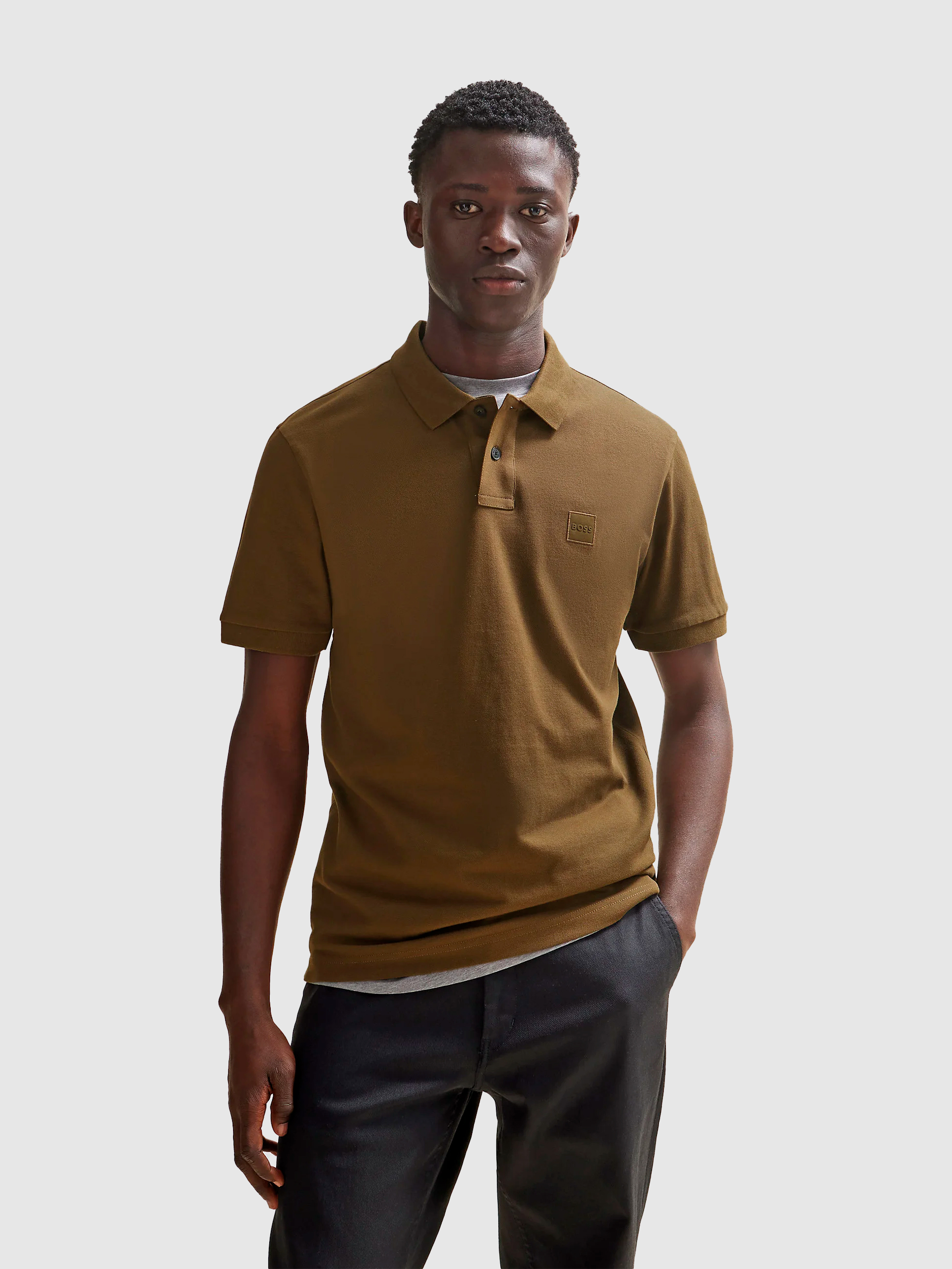 Polo Shirt Man Boss Orange