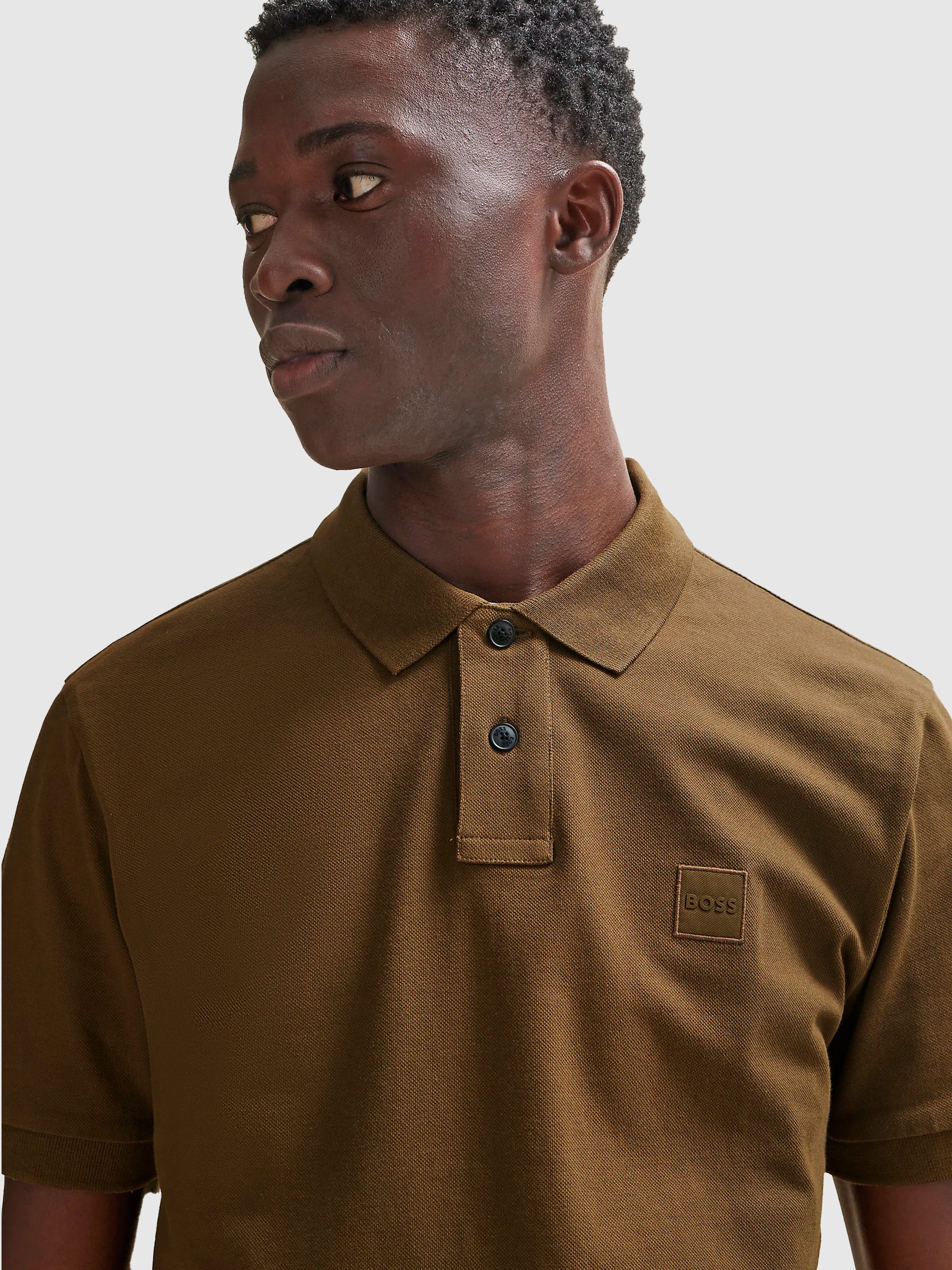 Polo Shirt Man Boss Orange