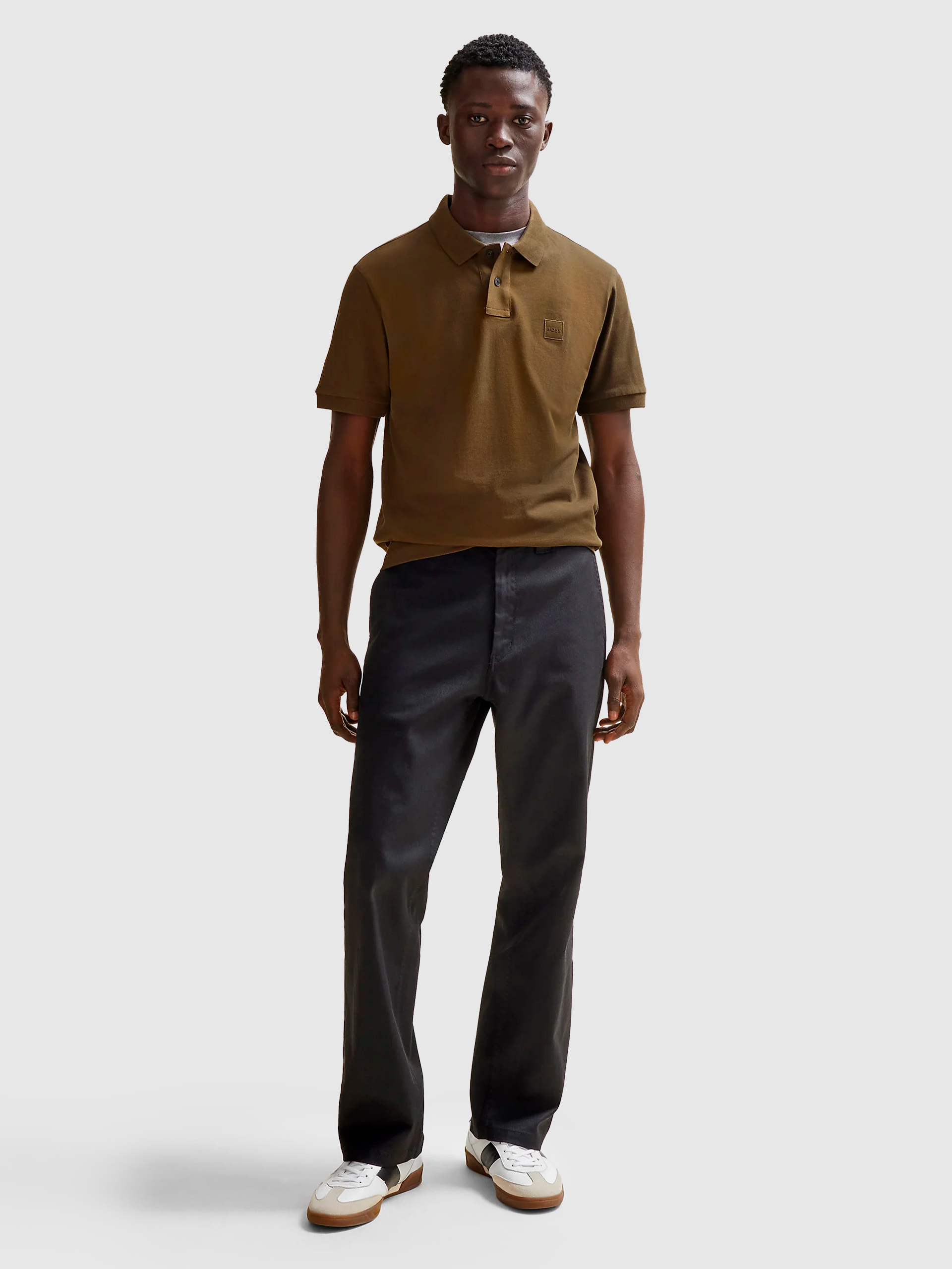 Polo Shirt Man Boss Orange