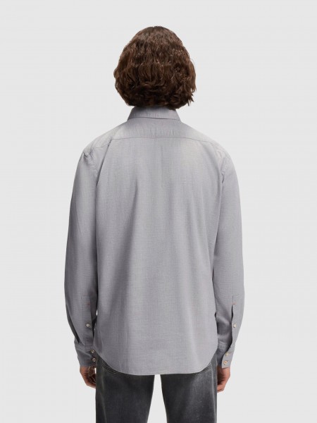 Camisa Hombre Verde Boss Orange