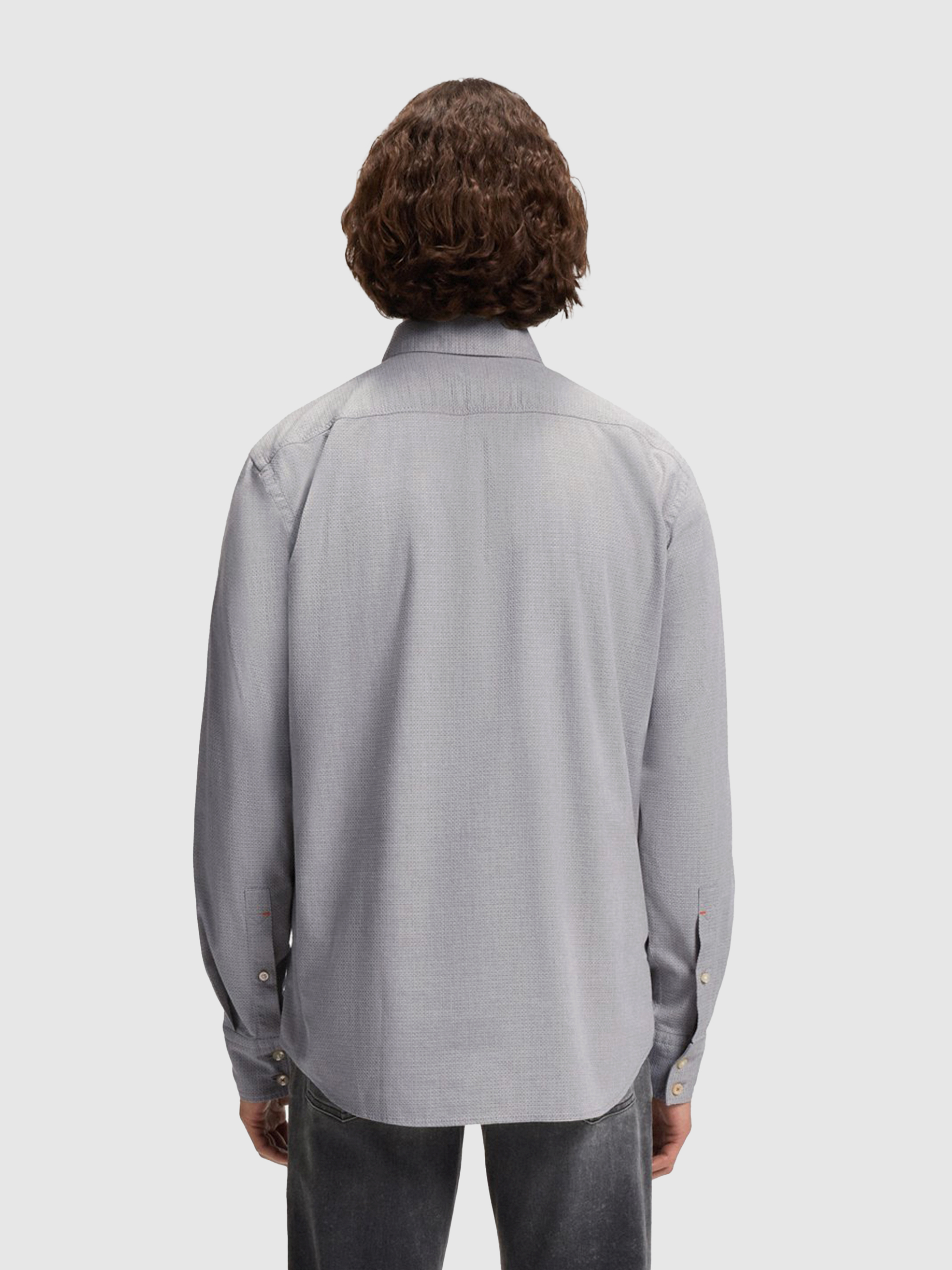 Camisa Hombre Verde Boss Orange