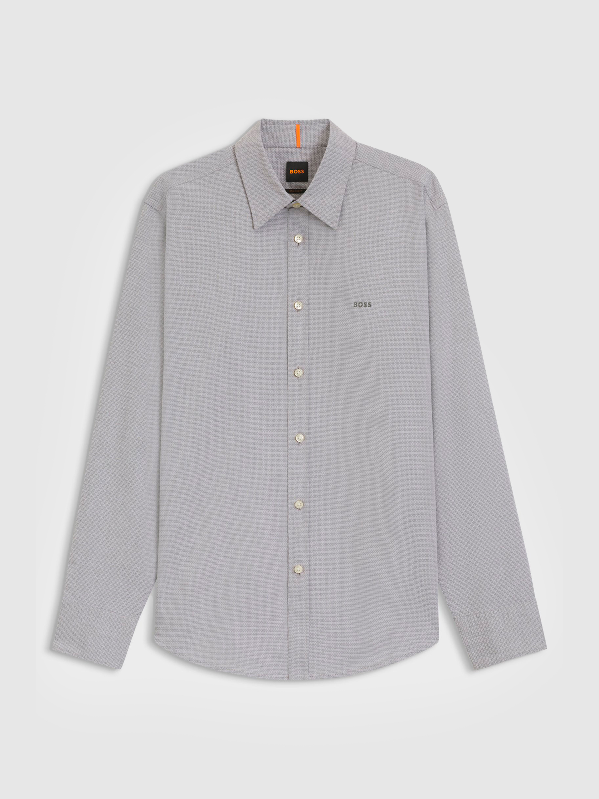 Camisa Hombre Verde Boss Orange