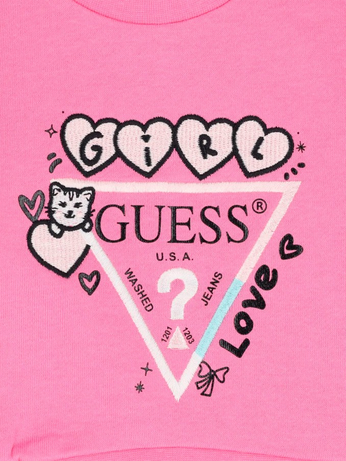 Chandal Bebe Niña Rosa Guess