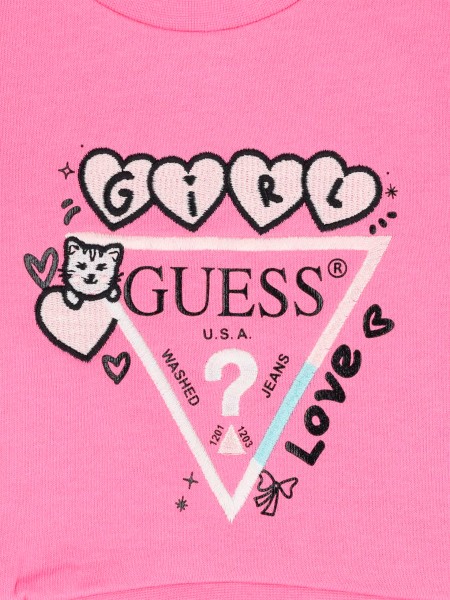 Tracksuit Baby Girl Rose Guess Tracksuit Baby Girl Rose Guess