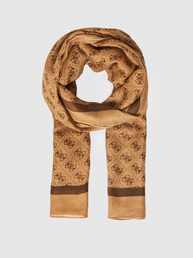 Scarves Woman Beige Guess