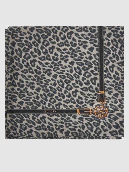 Scarves Woman Black Guess