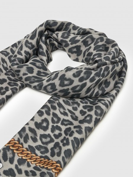 Scarves Woman Black Guess