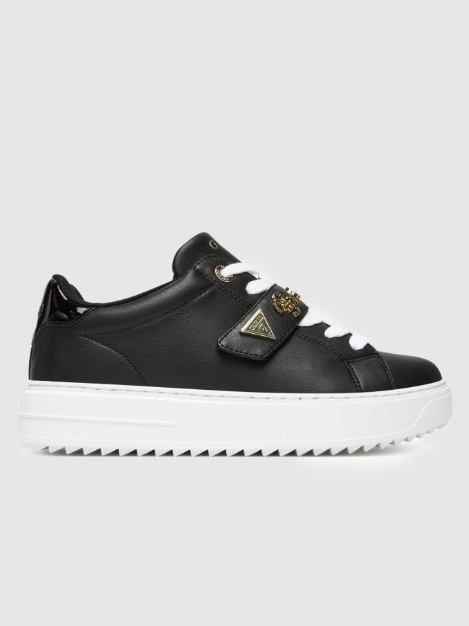 Tenis Mujer Negro Guess