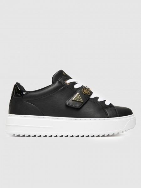 Tenis Mujer Negro Guess