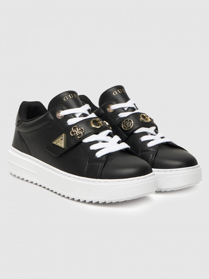 Tenis Mujer Negro Guess