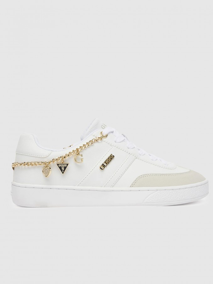Tenis Mujer Blanco Guess