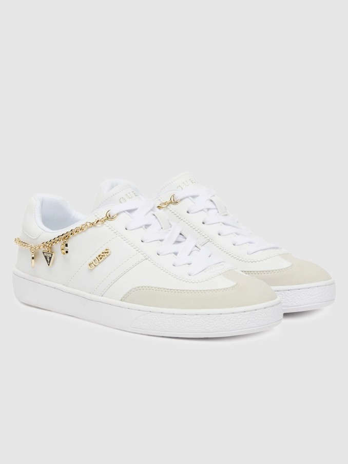 Tenis Mujer Blanco Guess