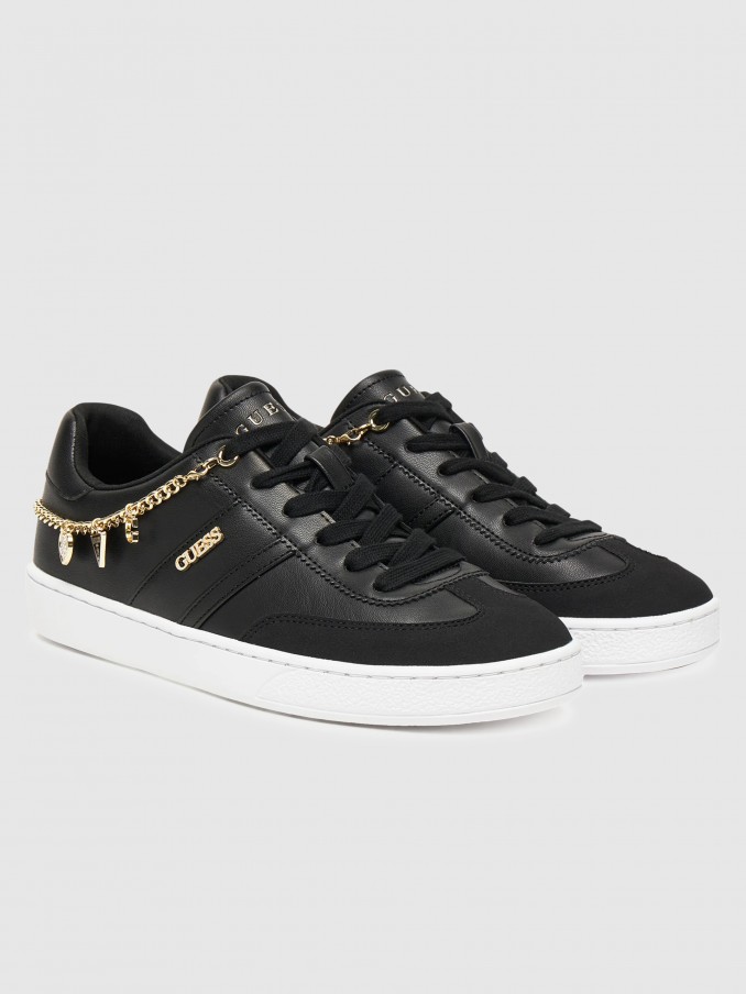 Tenis Mujer Negro Guess