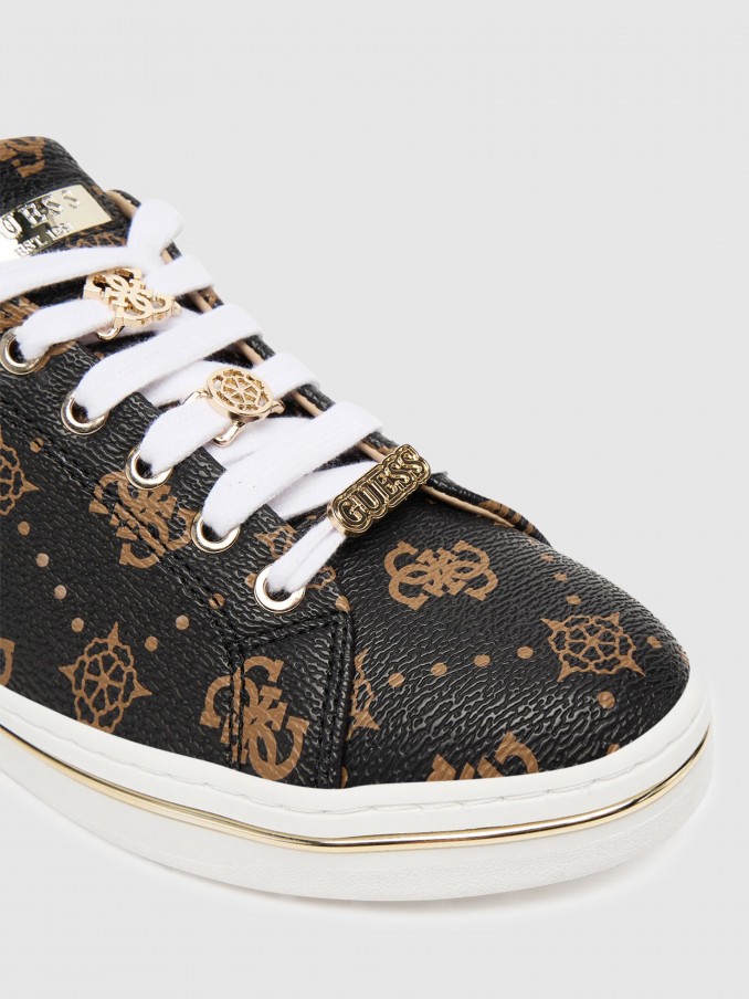 Tenis Mujer Marrn Guess