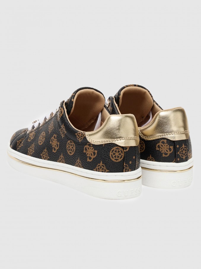 Tenis Mujer Marrn Guess