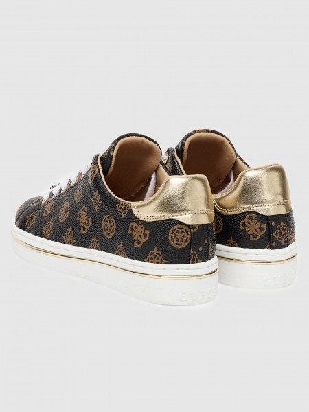 Tenis Mujer Marrn Guess