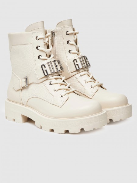 Botas Mujer Beige Guess
