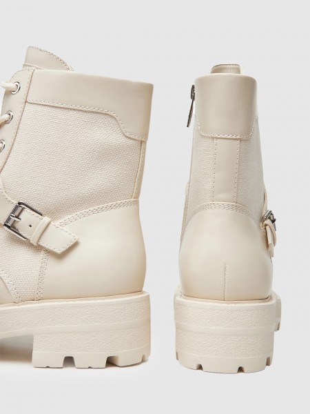 Botas Mujer Beige Guess