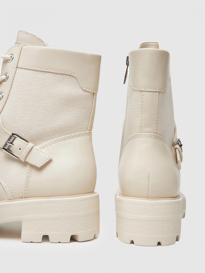 Botas Mujer Beige Guess