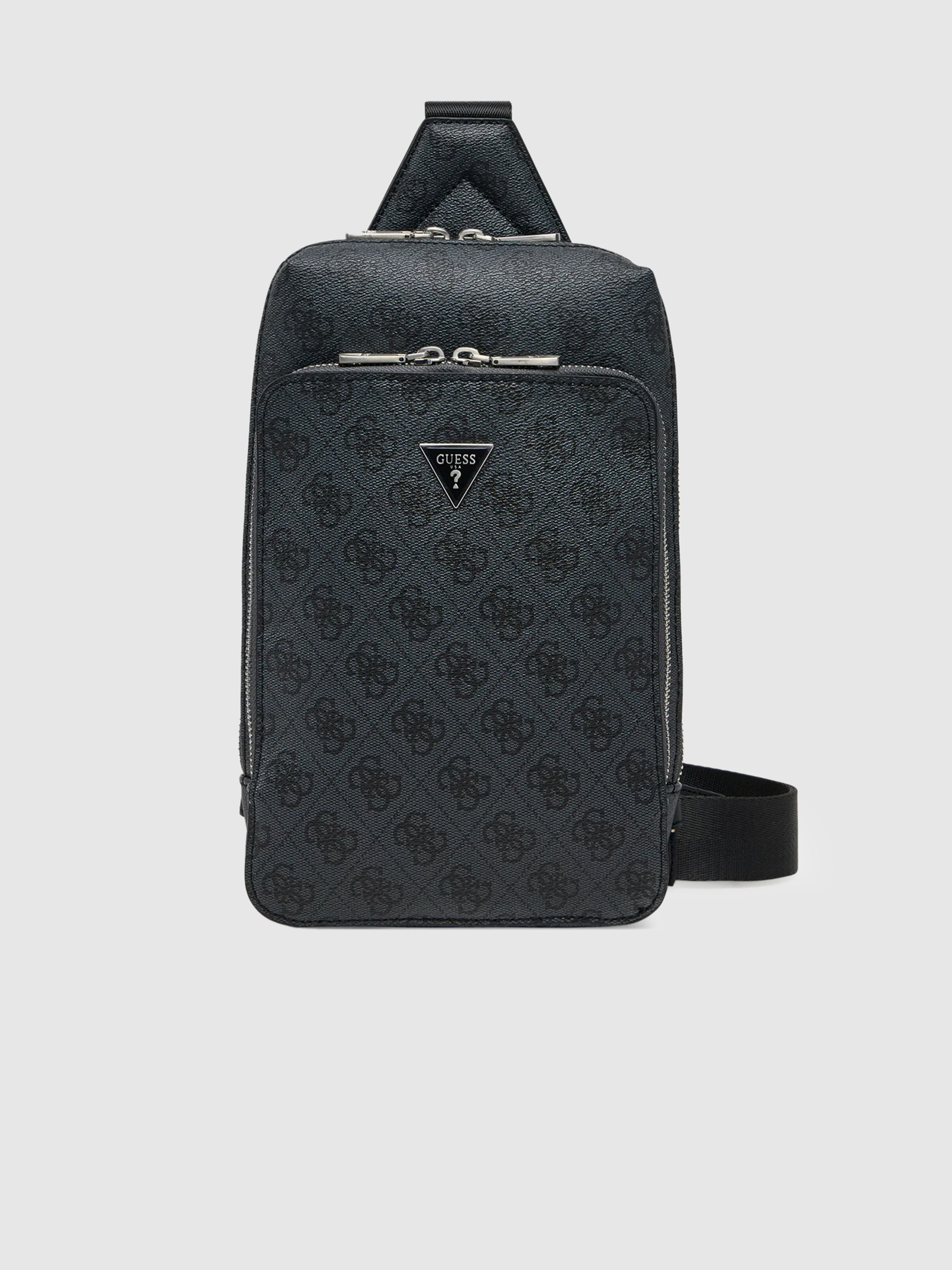 Bolsos de Hombro Hombre Negro Guess