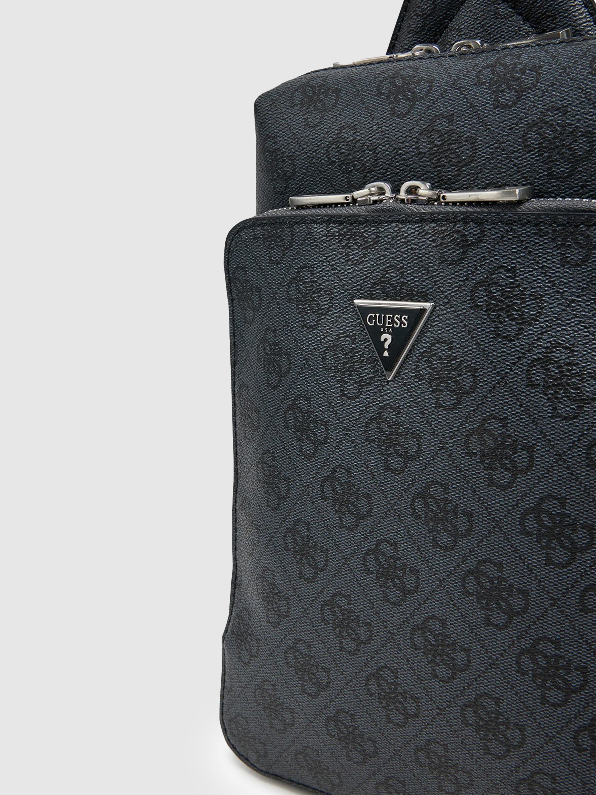 Bolsos de Hombro Hombre Negro Guess