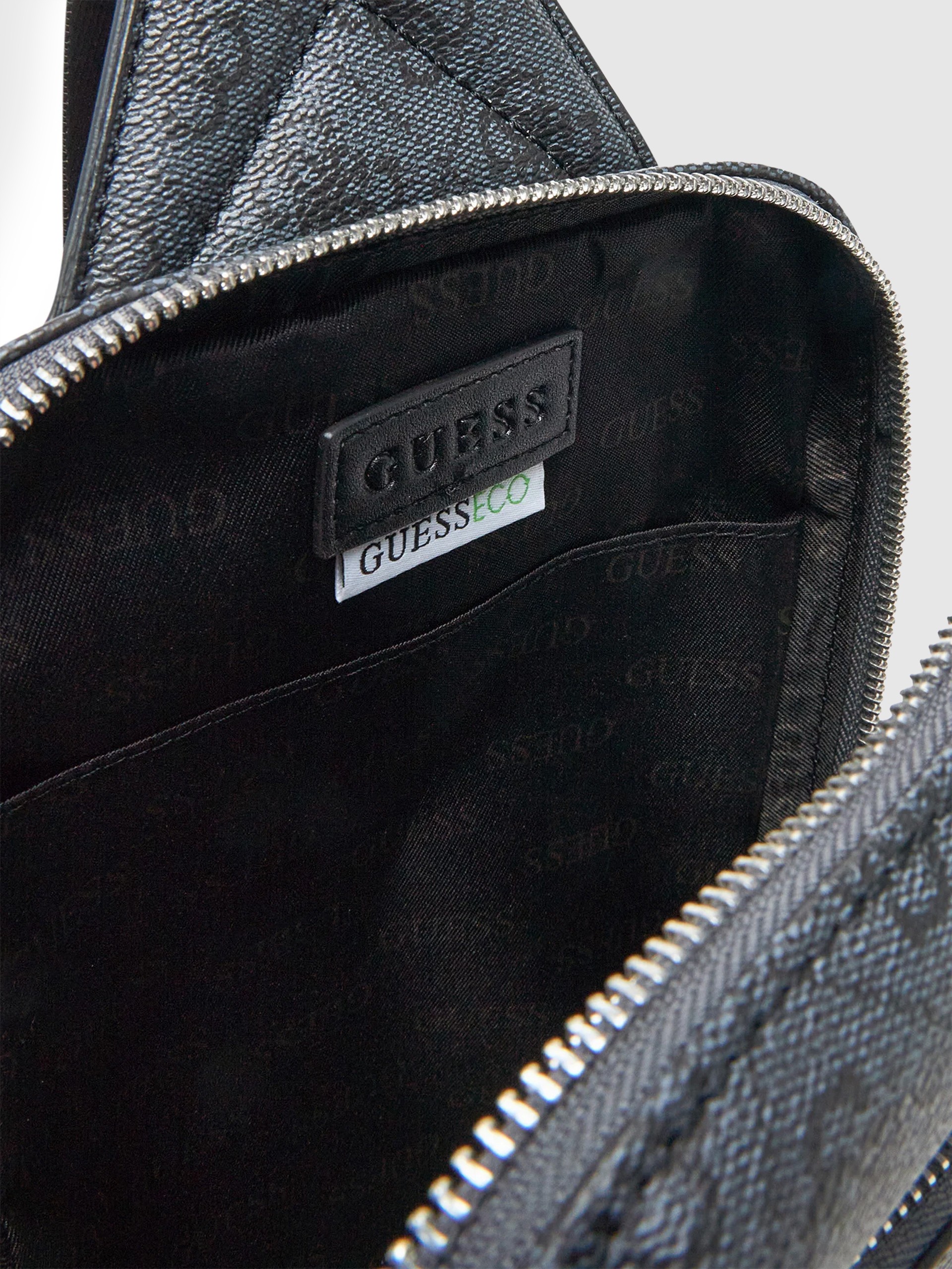 Bolsos de Hombro Hombre Negro Guess