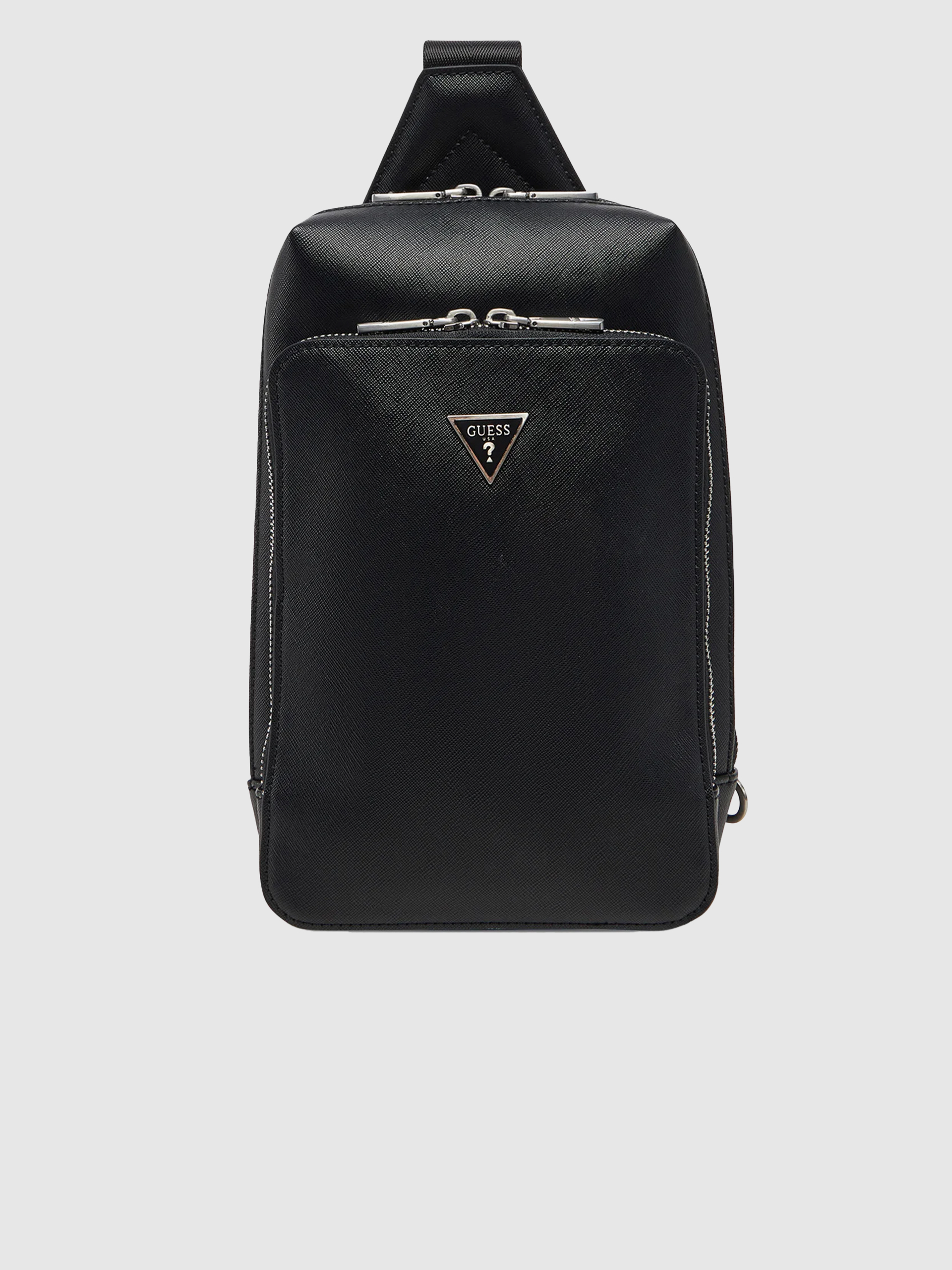 Bolsos de Hombro Hombre Negro Guess