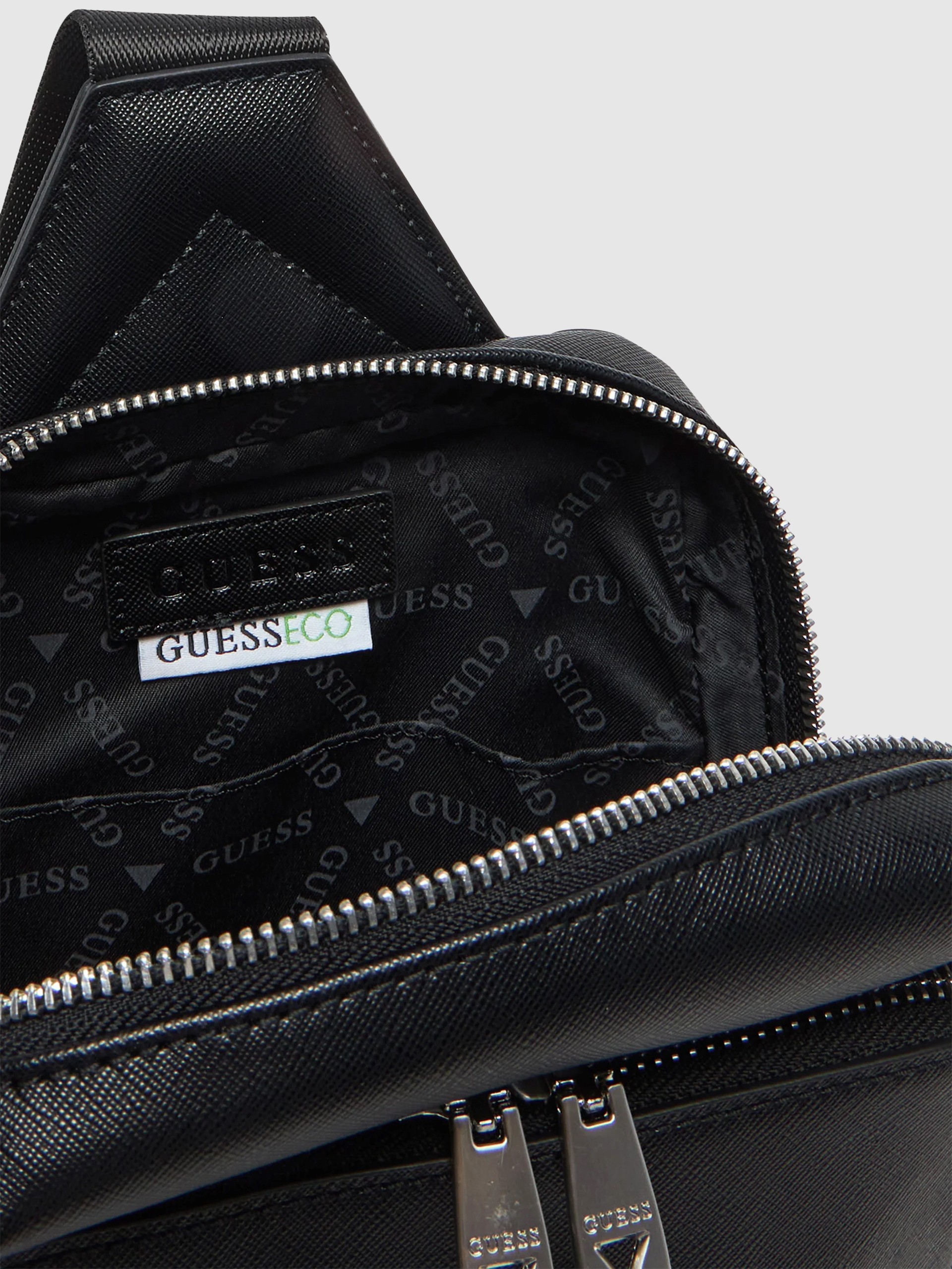 Bolsos de Hombro Hombre Negro Guess