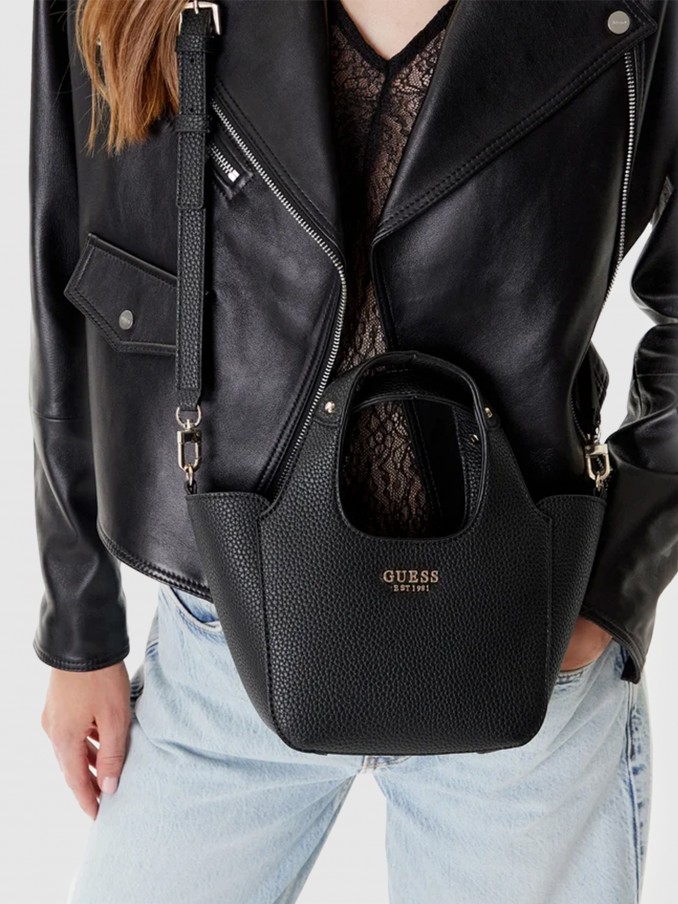 Bolsos Mujer Negro Guess