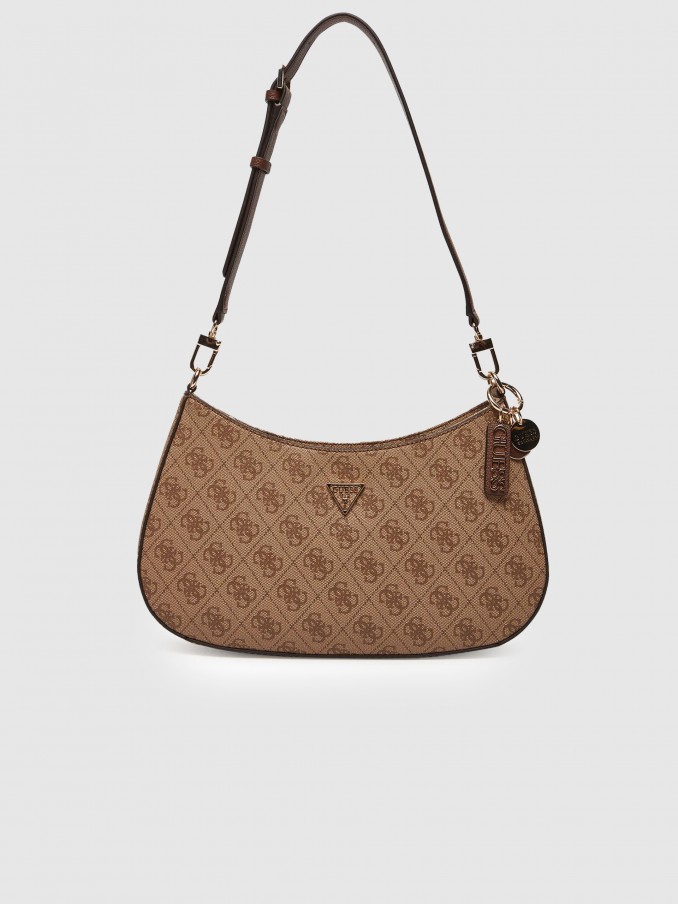 Bolsos de Hombro Mujer Marrn Guess