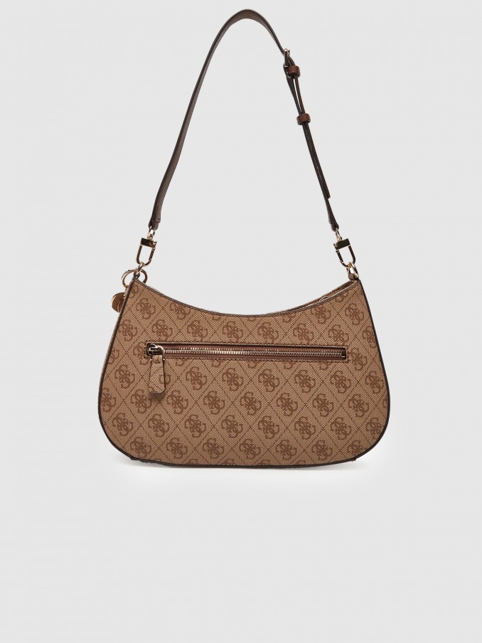 Bolsos de Hombro Mujer Marrn Guess