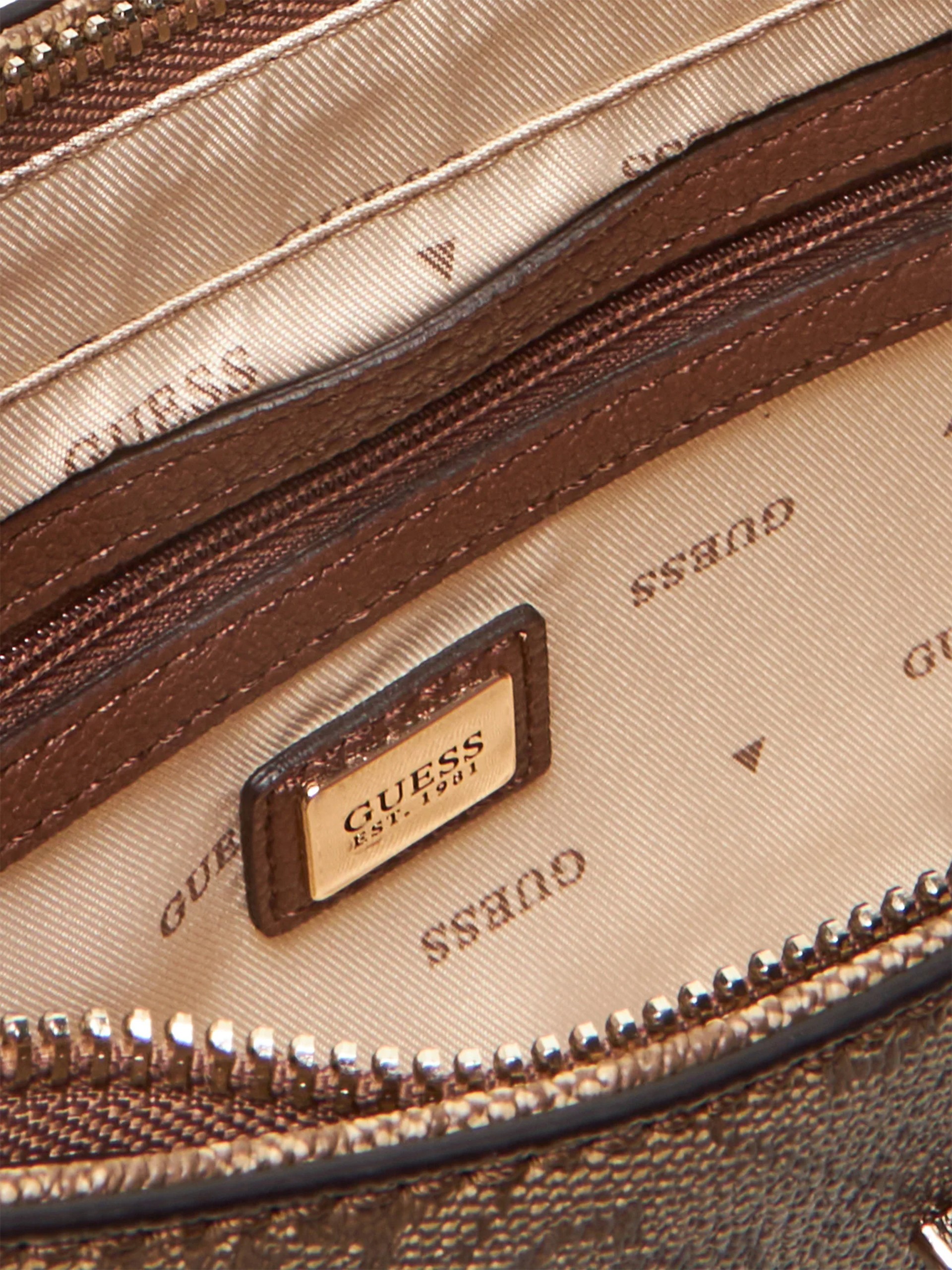 Bolsos de Hombro Mujer Marrón Guess