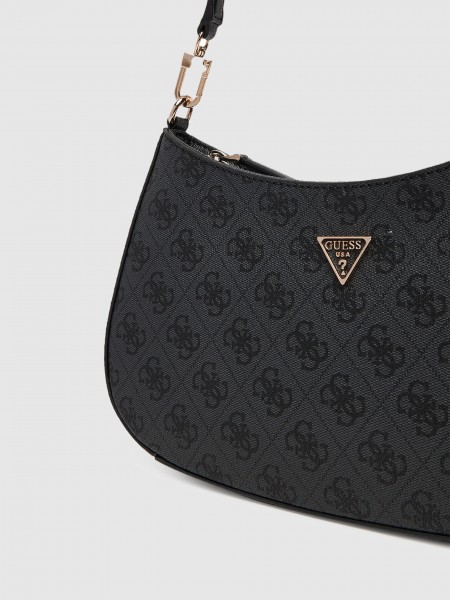 Bolsos de Hombro Mujer Negro Guess Bolsos de Hombro Mujer Negro Guess