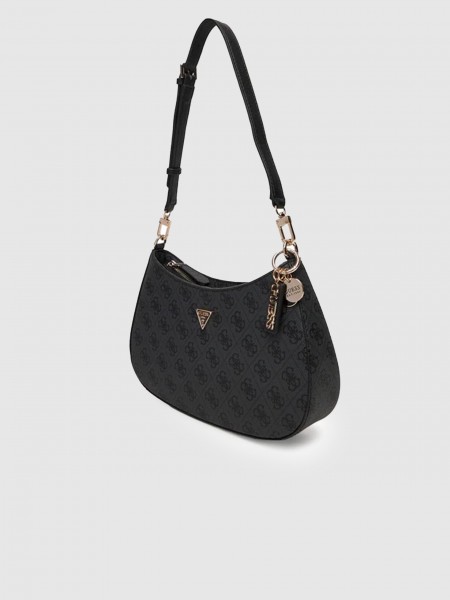 Bolsos de Hombro Mujer Negro Guess Bolsos de Hombro Mujer Negro Guess