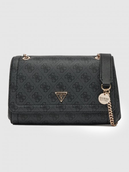 Bolsos de Hombro Mujer Negro Guess