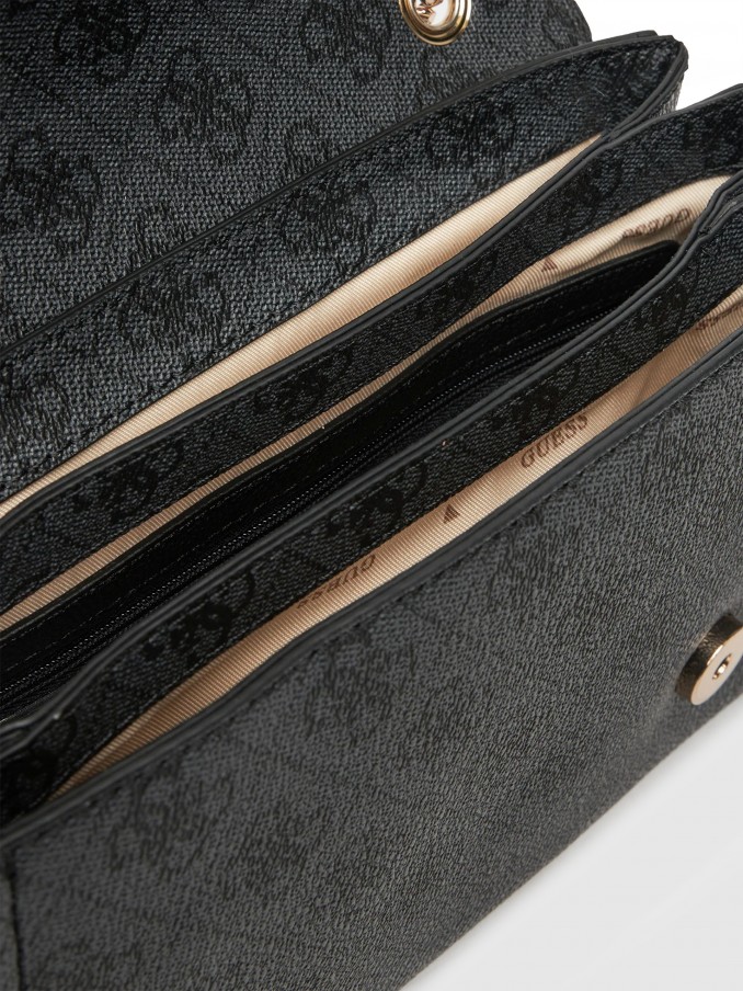 Bolsos de Hombro Mujer Negro Guess