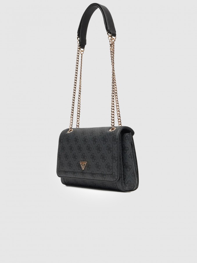 Bolsos de Hombro Mujer Negro Guess