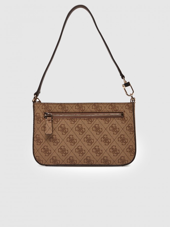 Bolsos de Hombro Mujer Marrn Guess