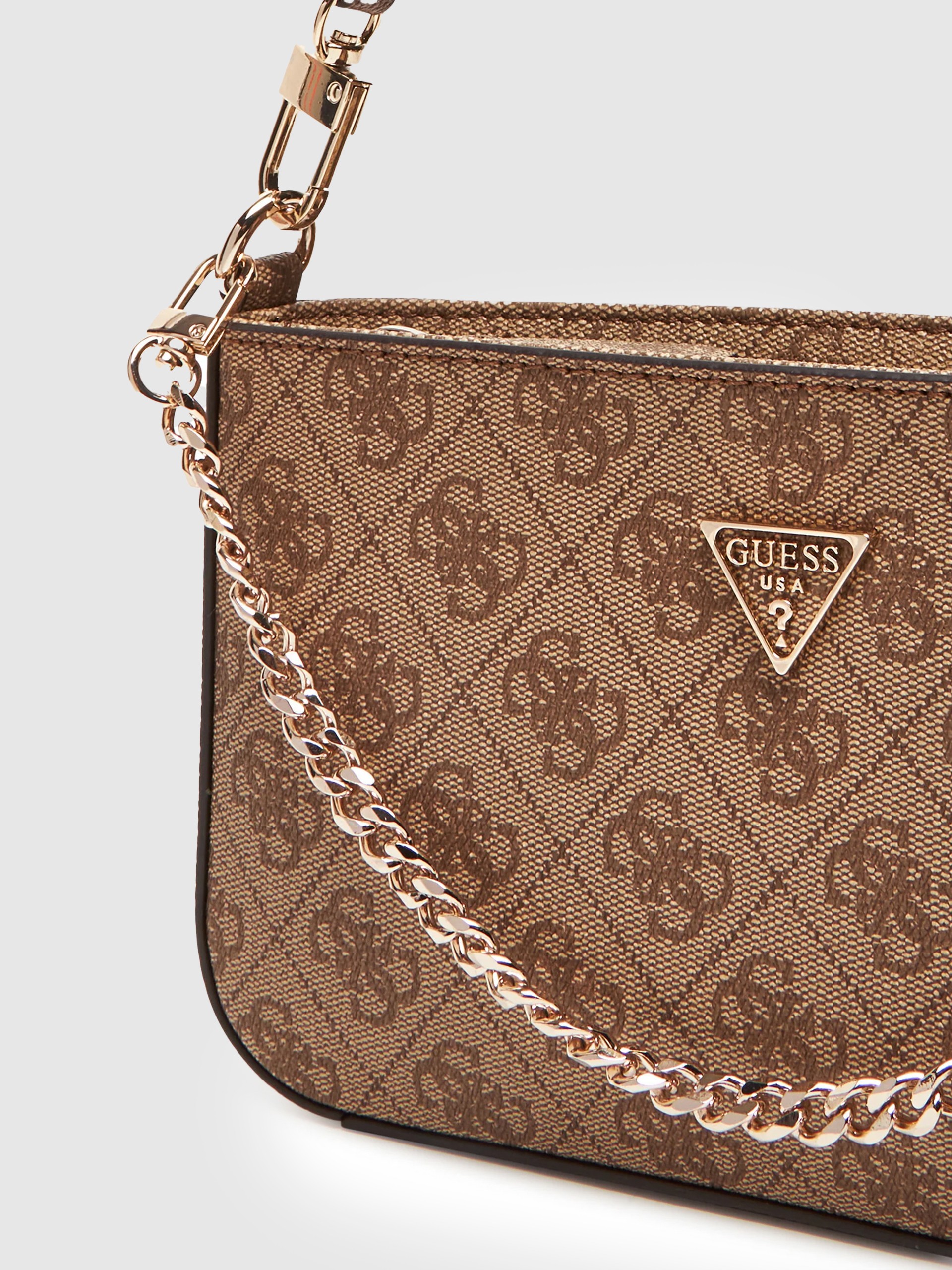 Bolsos de Hombro Mujer Marrón Guess