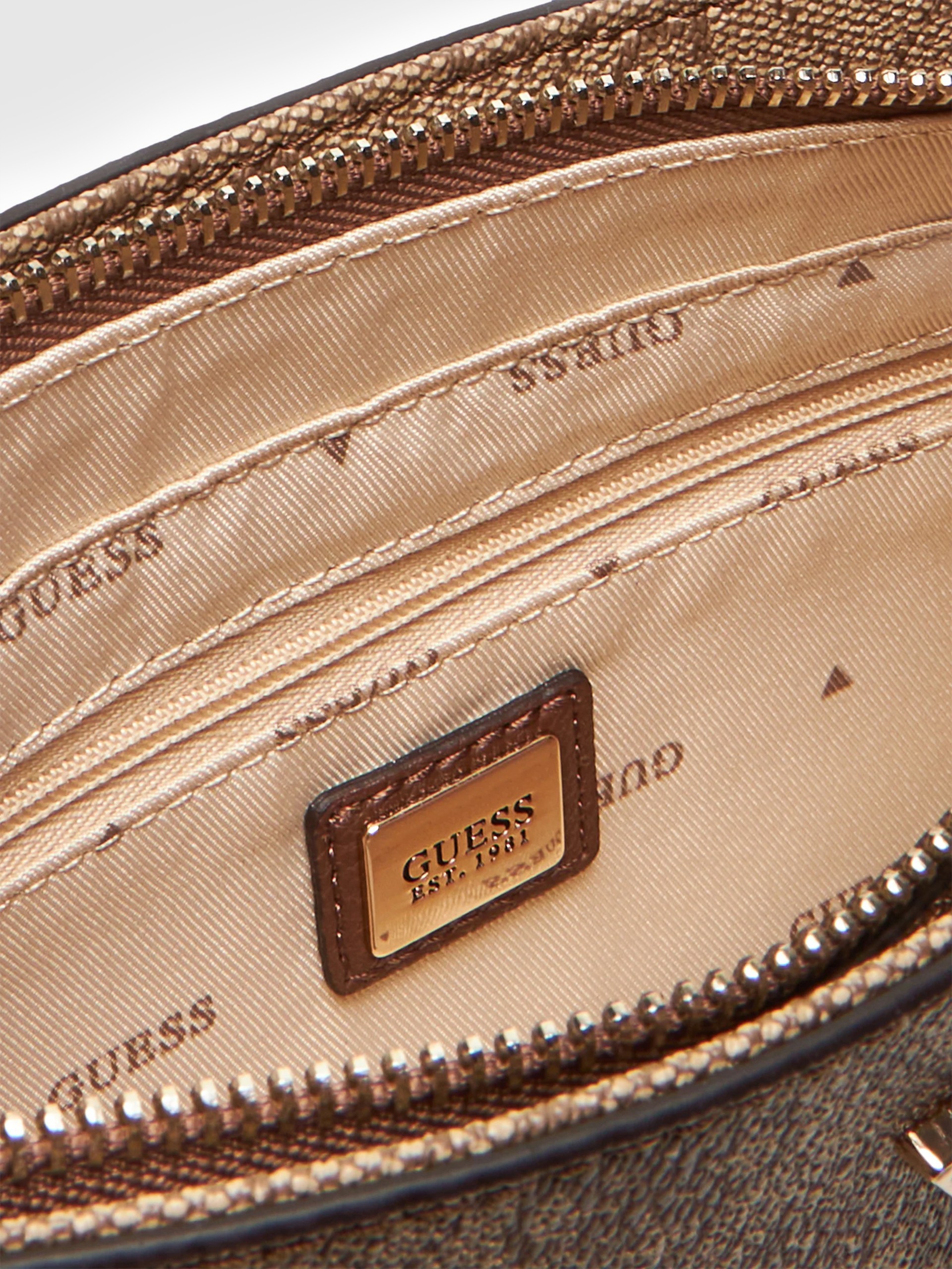 Bolsos de Hombro Mujer Marrón Guess